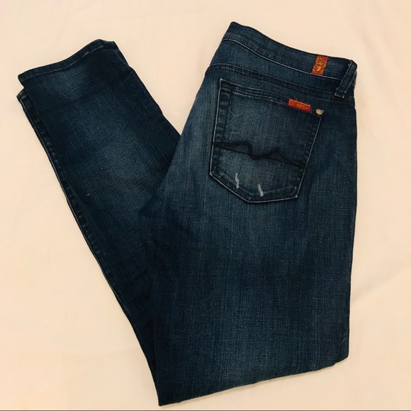 7 For All Mankind Josefina Skinny Boyfriend Jeans - Picture 2 of 6